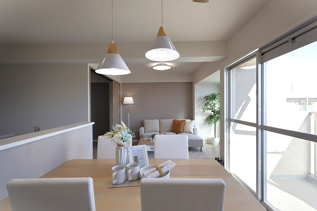 ～ペットと暮らせるマンション～万葉ハイツ小阪菱屋西の居間・リビング