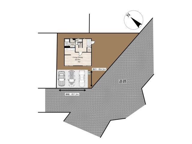 【土地図】 | 糟屋郡宇美町四王寺坂３丁目　中古一戸建☆仲介手数料無料☆