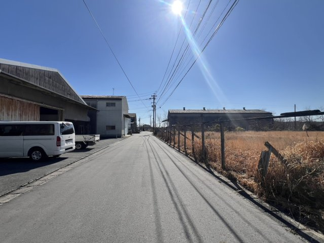 土地　大川市　鐘ヶ江582-7の前面道路含む現地写真