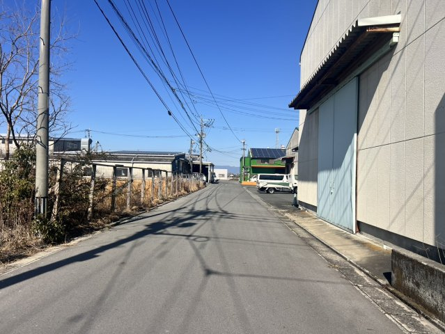 土地　大川市　鐘ヶ江582-7の前面道路含む現地写真