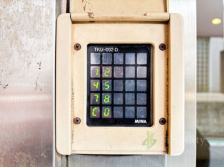 【防犯設備】 | ハイツ参宮橋 | オートロック解除パネル　外