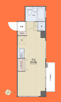 【間取り】 | ハイツ参宮橋