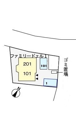 【区画図】 | ファミリードエル1(ファミリードエルワン)