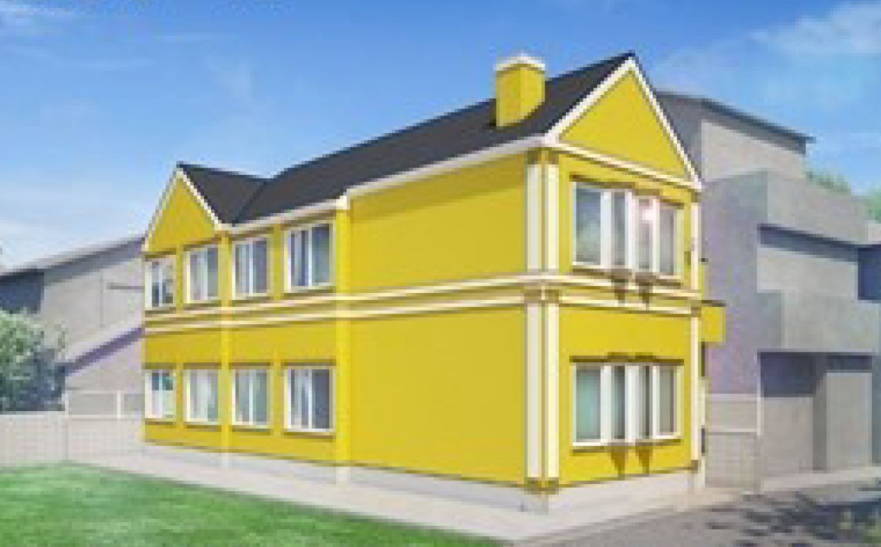 ソフィアカラーズの外観|完成予想パース