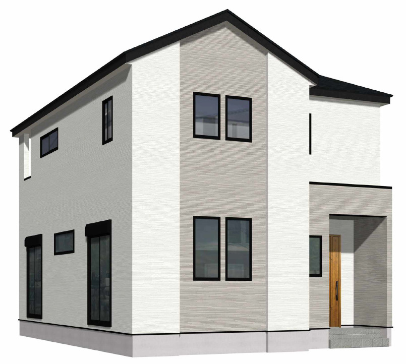 戸畑区東大谷2丁目1期の外観パース