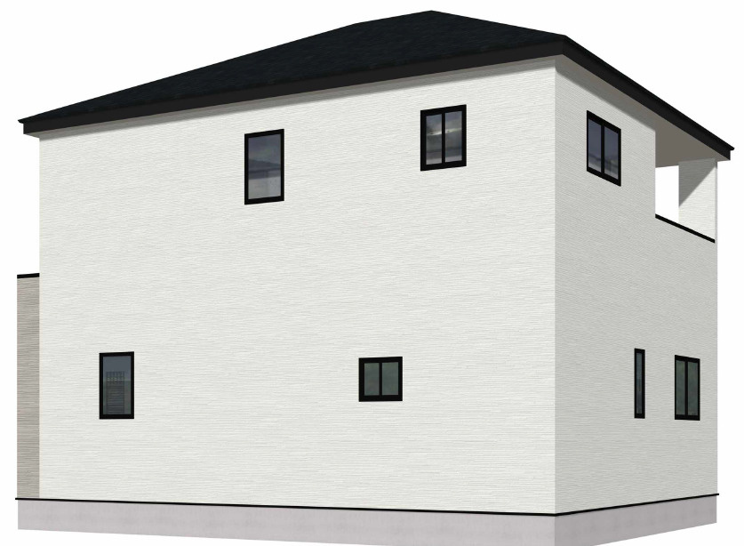 戸畑区東大谷2丁目1期の外観パース