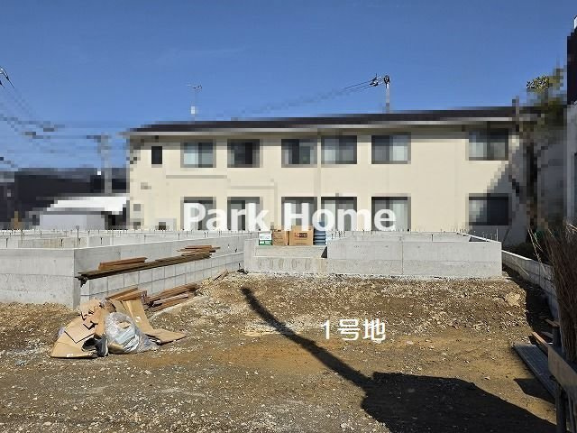 高知市南金田-１号棟- 新築戸建ての外観|1号棟　2026.3月：建築中