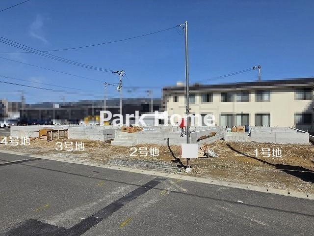 高知市南金田-１号棟- 新築戸建ての外観|1号棟　2026.3月：建築中（全体）