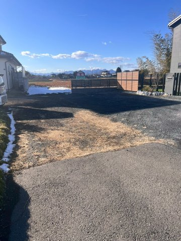 前橋市荒子町売地の前面道路含む現地写真