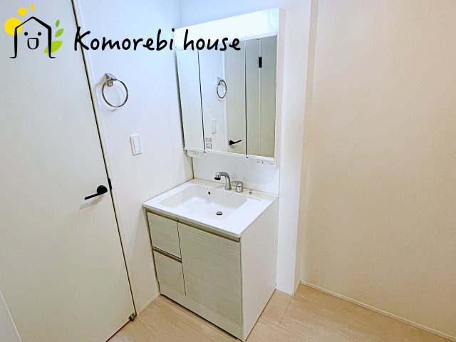 上尾市上　31期　新築戸建て　02の独立洗面台|26.5.9　撮影済み