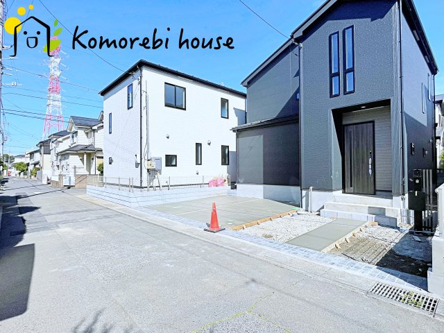 上尾市上　31期　新築戸建て　02の前面道路含む現地写真|26.5.9　撮影済み