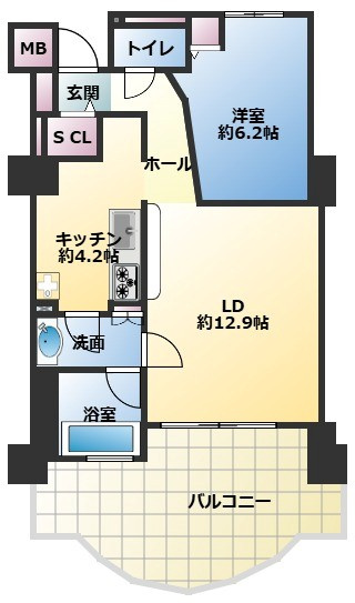 ヴォラーレ・デル・マーレの間取り