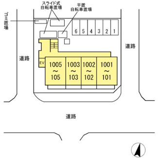 【区画図】 | メゾン・ド・ウミライ　松江駅前