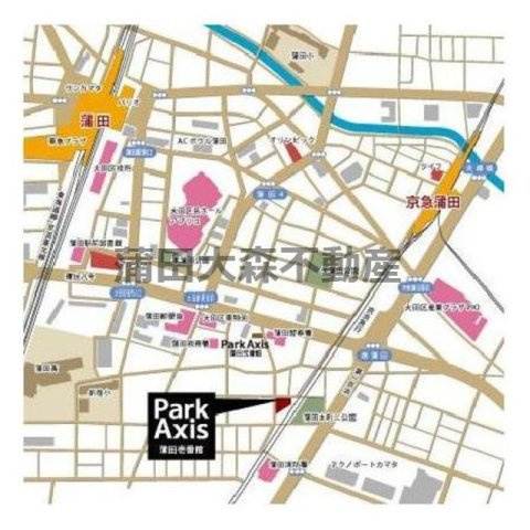 パークアクシス蒲田壱番館の地図