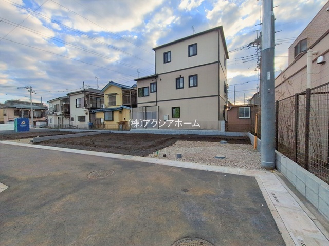 入間市下藤沢５丁目・全13棟　新築一戸建　3号棟　の前面道路含む現地写真|現地写真（2026年2月13日撮影）
