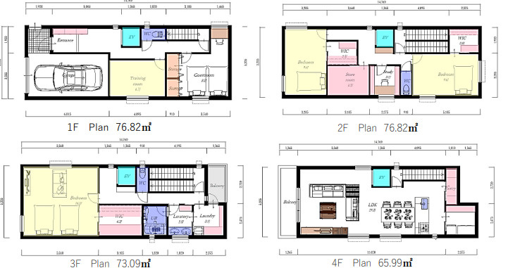 南麻布１　土地の参考プラン|参考プラン有り
