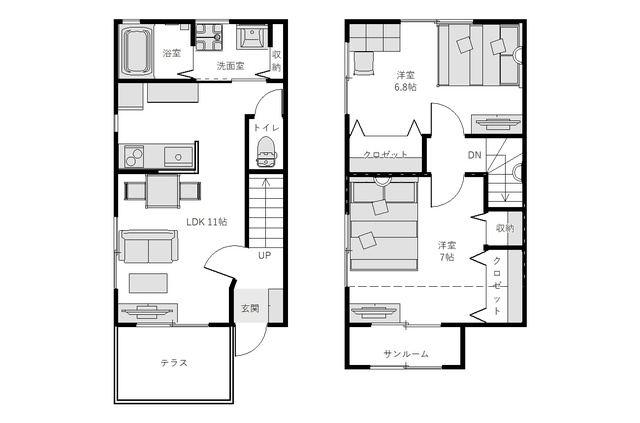 ベル・クレールの外観