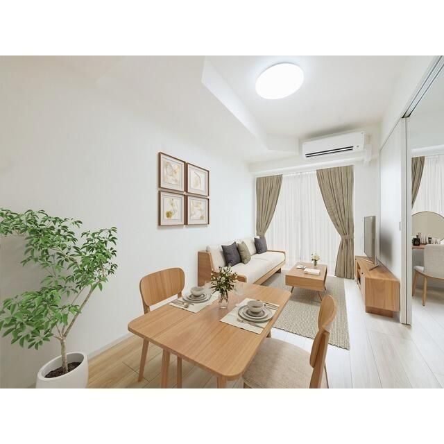 グランエール森下ＷＥＳＴの居間・リビング