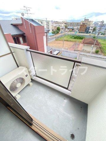 大阪市東淀川区西淡路５丁目の賃貸マンションのバルコニー|参考写真