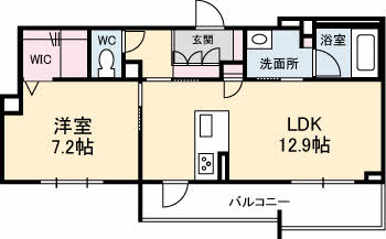 シャーメゾンシャインの間取り