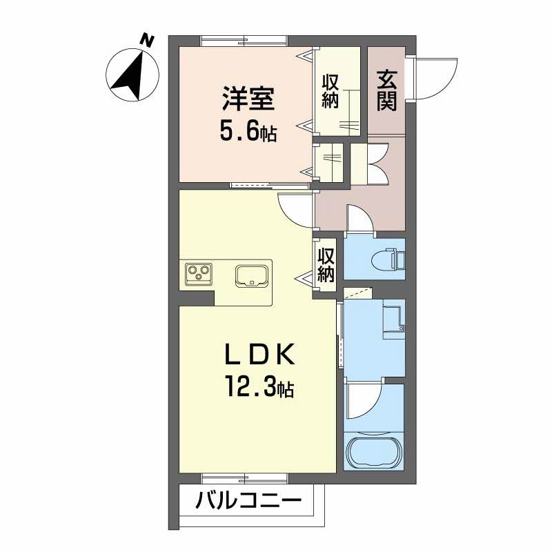 シャーメゾン パン サンクの間取り