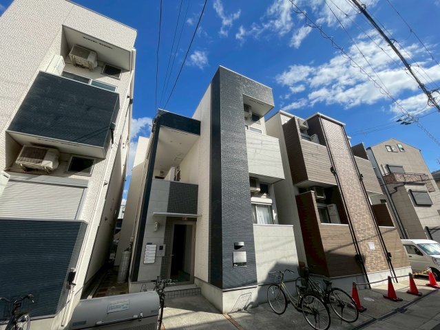 大阪市西淀川区野里２丁目のアパートの外観パース
