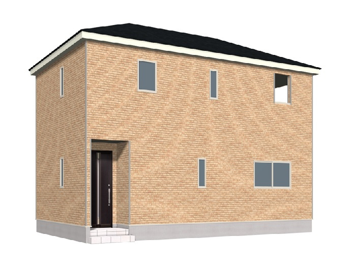 高知市南金田-4号棟- 新築戸建ての外観|4号棟　2026.3月：建築中