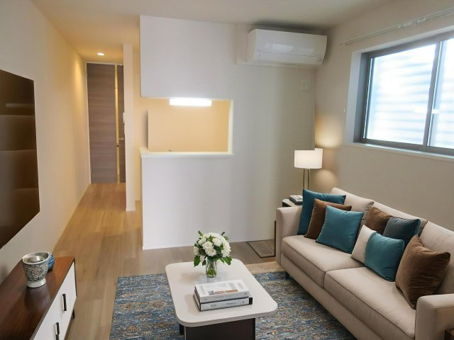 gran PA forestの居間・リビング|CG家具の為、実際は家具は付きません