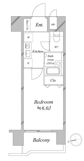【間取り】 | ヴェルステージ蒲田Ⅱ