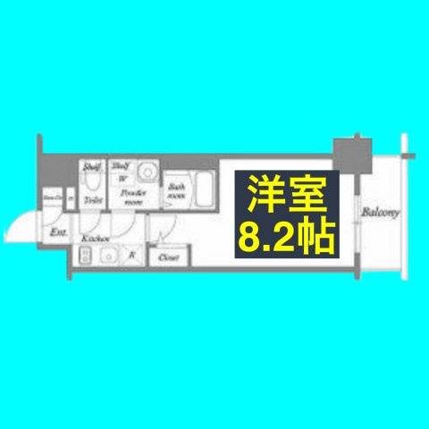 エスリード新栄プライムの間取り