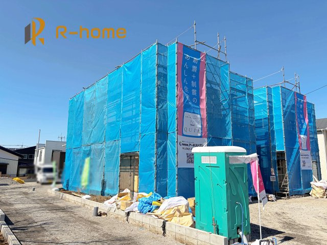 土浦市中第9　新築戸建て　2号棟の外観|ご予約を頂ければ、『平日』はもちろん『早朝』や『夜間』もご見学可能です♪お気軽にお申し付けください♪