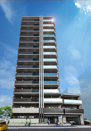 【外観パース】CREST TAPP金山