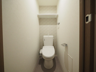 【トイレ】 | プランドール新北野 | 落ち着いた色調のトイレです