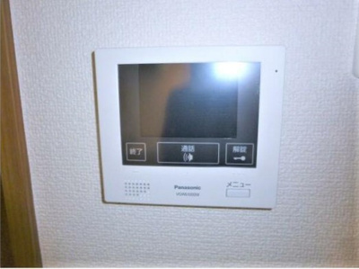 【セキュリティ】 | アークチェリー | モニター付きインターホンで防犯面も安心です！