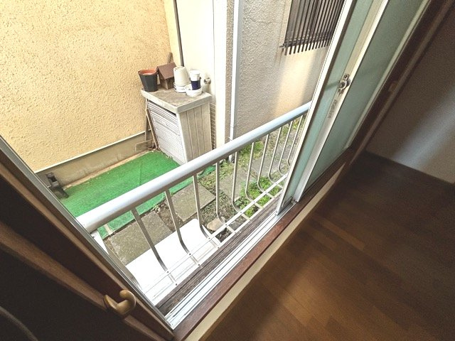 小杉荘のバルコニー