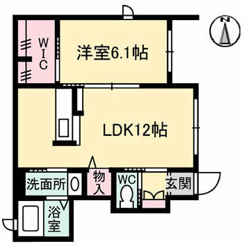シャーメゾン エムの間取り
