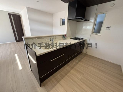 【キッチン】 | 神戸市西区伊川谷町有瀬　新築戸建　仲介手数料無料！ | お料理しやすいキッチンです