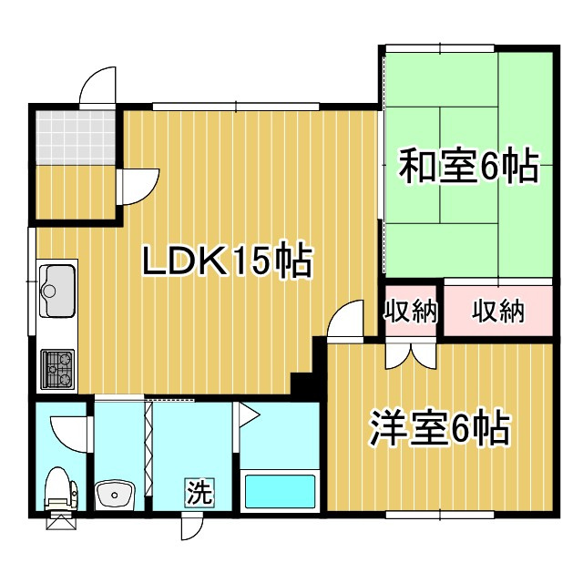 米町パークサイドの間取り