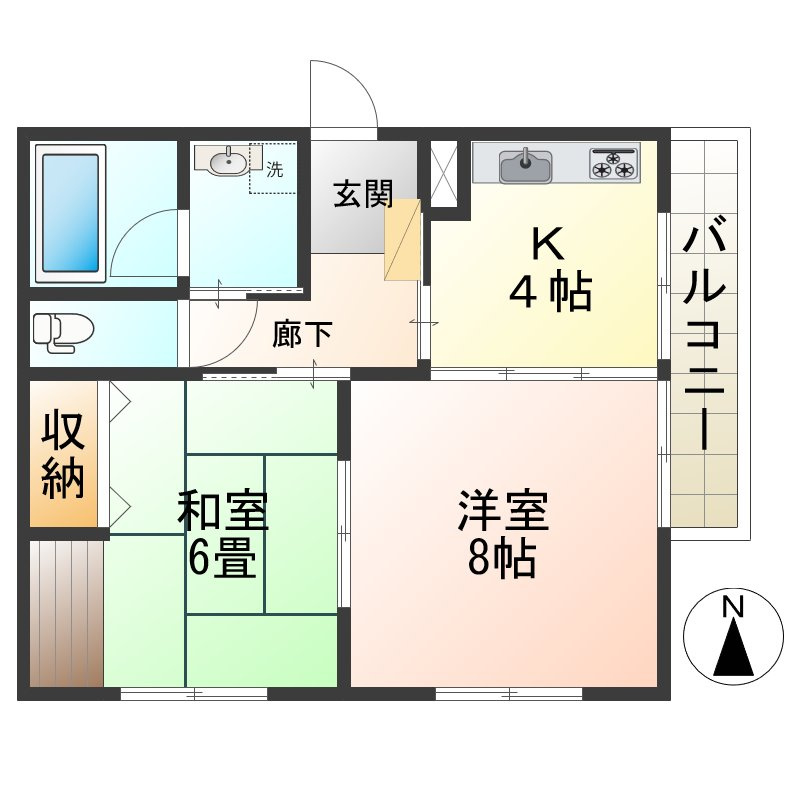 サンロード松山の間取り