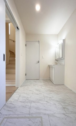 新築戸建　三島市幸原町二丁目55番　全２棟　A号棟の脱衣所