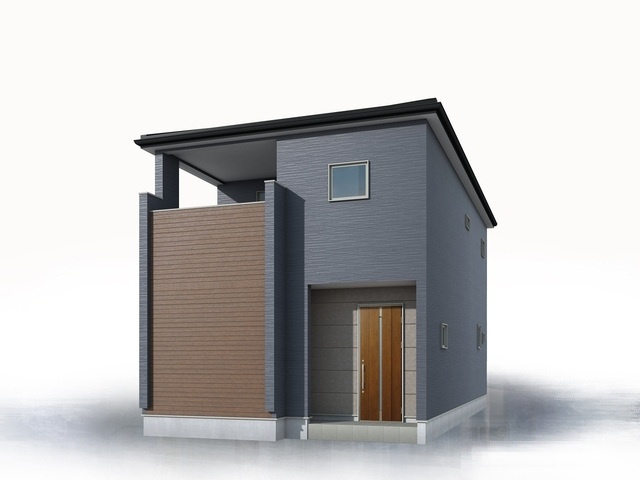 【Livele Garden】　古河市大山　第３　全2邸の完成予想図|２号棟　完成予想図
※パースは、あくまでもイメージです