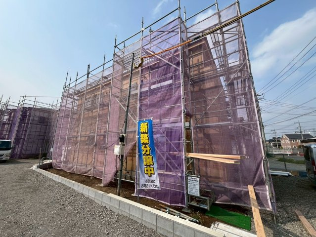 【Livele Garden】　古河市大山　第３　全2邸の外観|〇２号棟〇
広々LDK21.5帖！雨の日も安心インナーバルコニーのあるお家です♪
2026年2月撮影