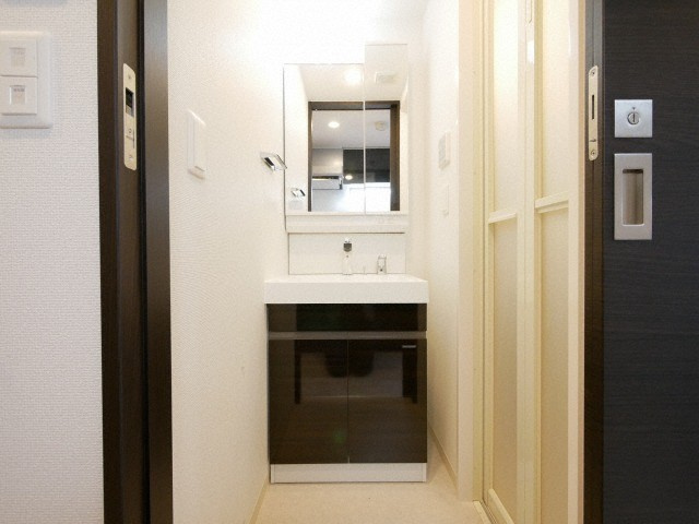 エステムコート難波サウスプレイスⅥラグジーの独立洗面台