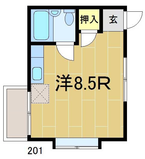 宮野ハイツの間取り