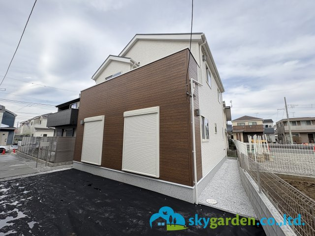 茅ヶ崎市萩園 第１期 ２号棟の外観|耐震等級３取得 長期優良住宅