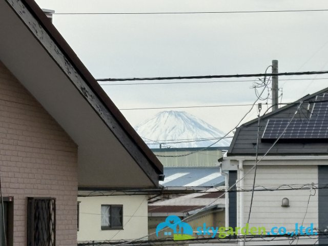 茅ヶ崎市萩園 第１期 ２号棟の展望|バルコニーからは天候により富士山が見えます