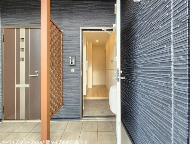 パルミエＢの玄関