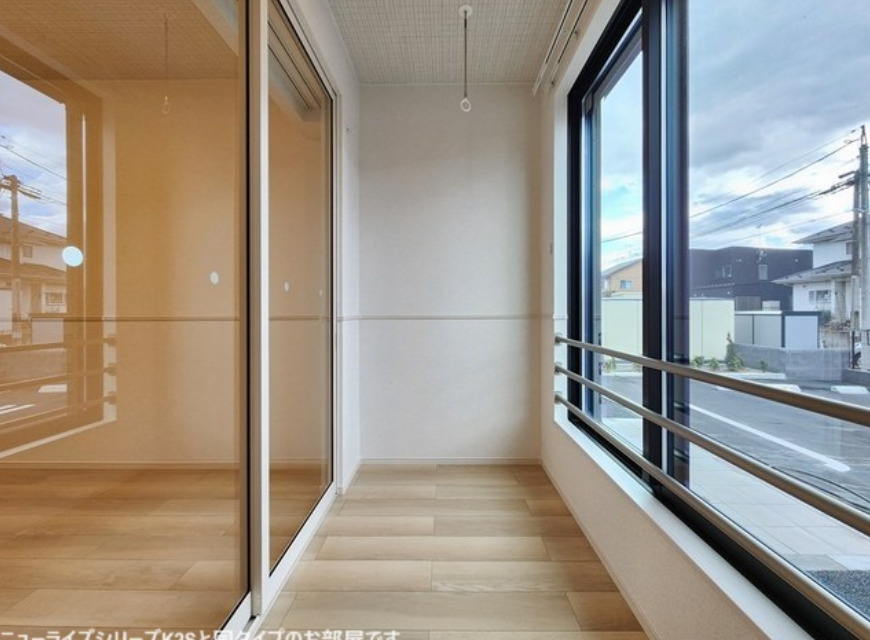 パルミエＢのバルコニー