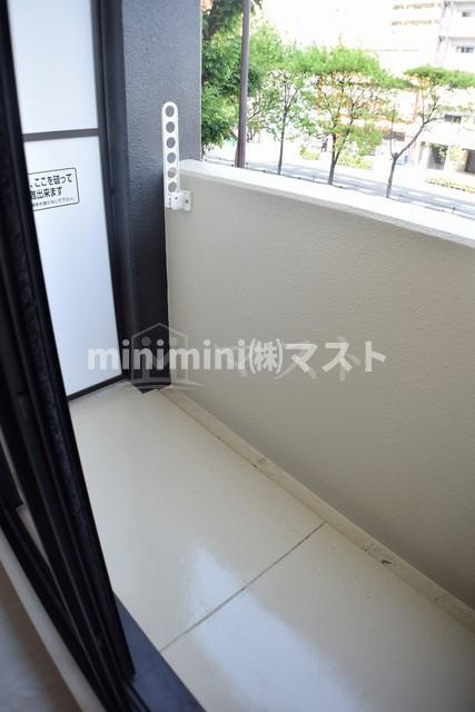 ブリリアン夕陽丘のバルコニー