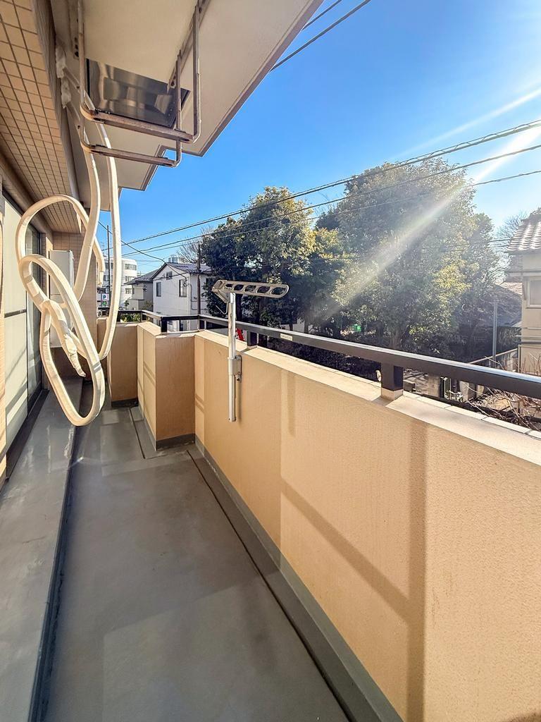 藤和シティホームズ武蔵野関前のバルコニー